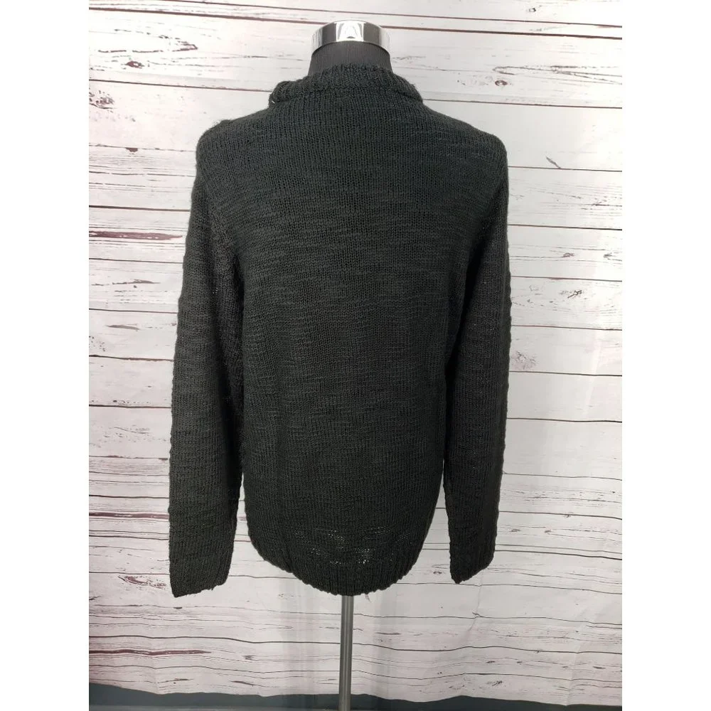 Kian D Pullover Sweater Mens Cotton Knit Crew Neck Soft Size Medium‎